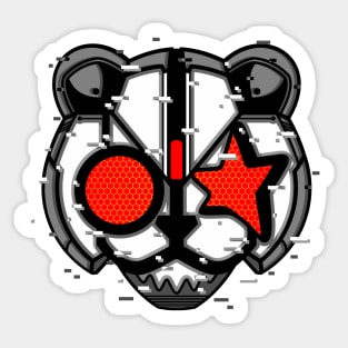 panda head Sticker